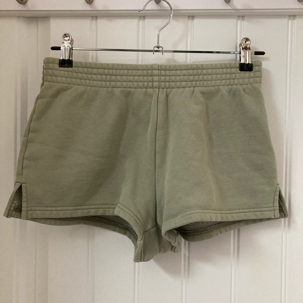 Tna COZYAF Fleece Green Shorts XS